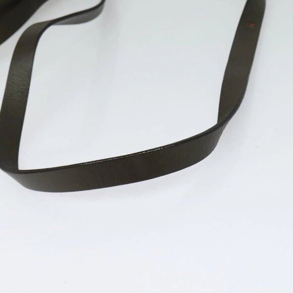 BURBERRY Shoulder Bag Leather Brown Silver Auth BA2042 - Picture 8 of 16